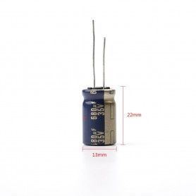 Capacitor Panasonic FC series 35V 680UF 2