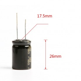 Capacitor Panasonic FC series 50V 1200UF 2