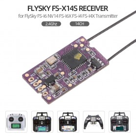 FlySky FS-X14S 14-Channels 2.4GHZ DIVERSITY MICRO RECEIVER 2